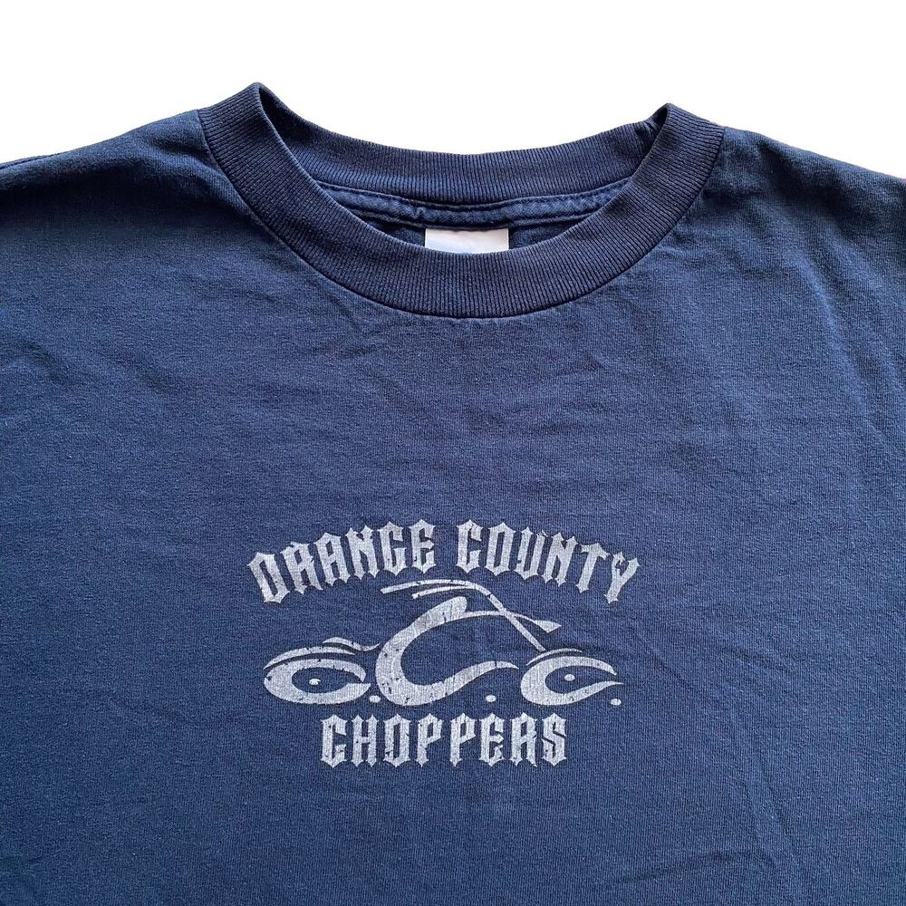 Vintage Orange County Choppers T Shirt Y2K Medium Junkyard Dog